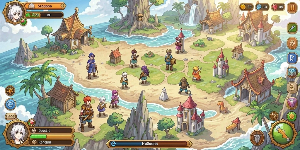 Tangkapan layar menunjukkan tingkat gameplay yang menarik dan dinamis.