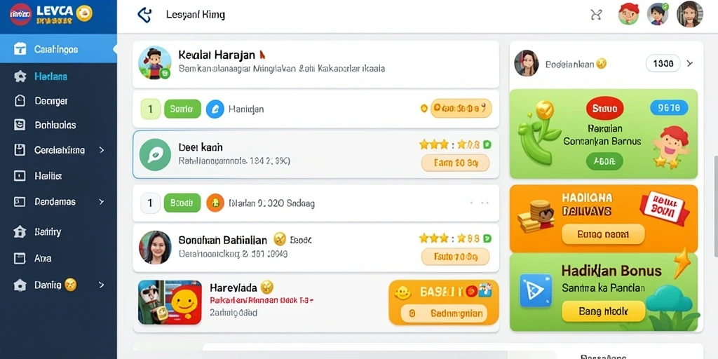Tampilan antarmuka yang menarik dan user-friendly.