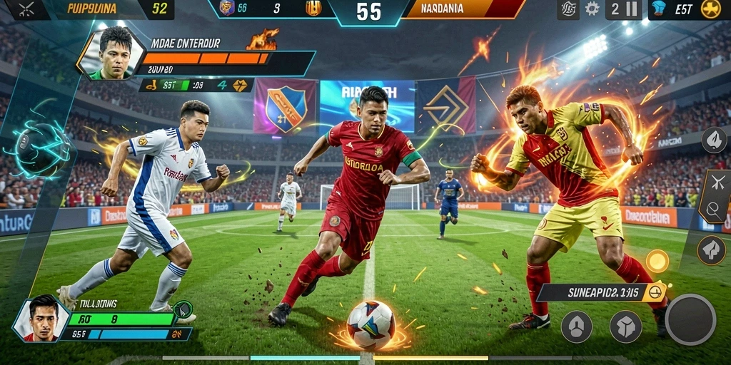 Tampilan menu awal yang intuitif dan menarik.
