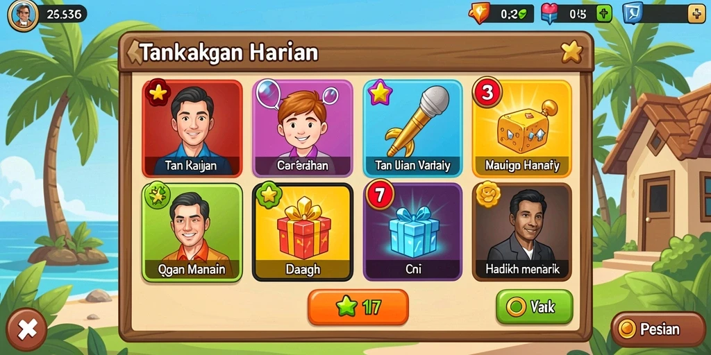 Tampilan antarmuka yang menarik dan user-friendly.
