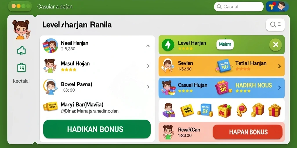 Tampilan antarmuka yang sederhana dan elegan.