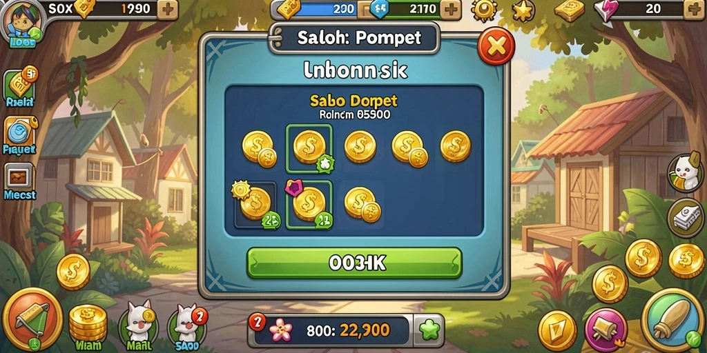 Tangkapan layar yang menunjukkan misi seru dalam JKTGAME.
