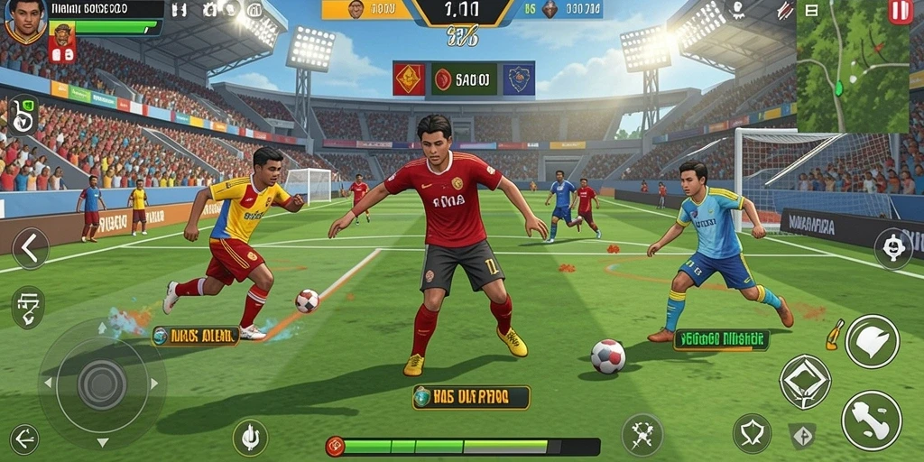 Screenshot menunjukkan antarmuka pengguna yang menarik.