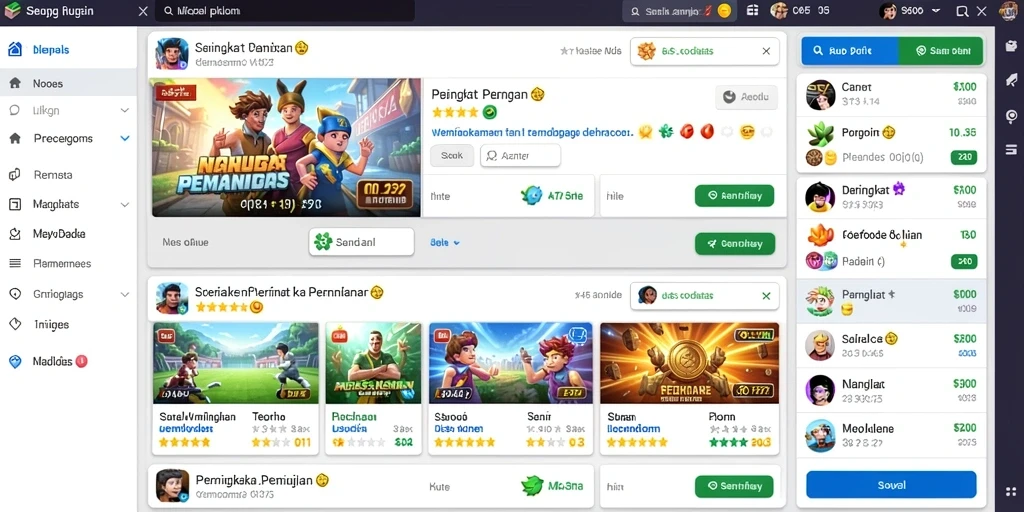 Tampilan menarik dari permainan slot yang tersedia.
