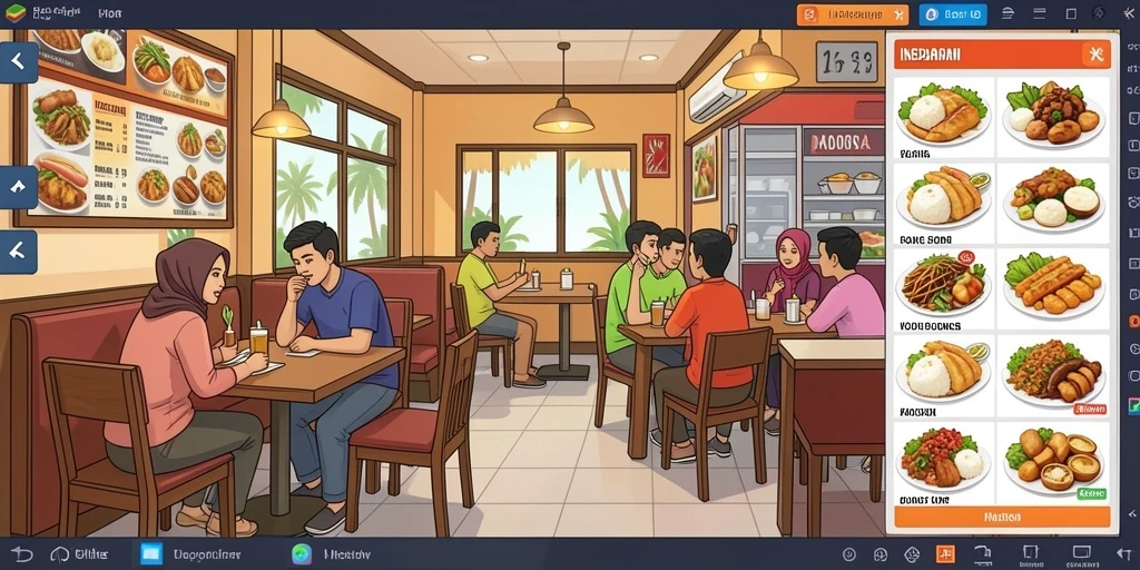 Tampilan awal yang menarik dan mudah dinavigasi.