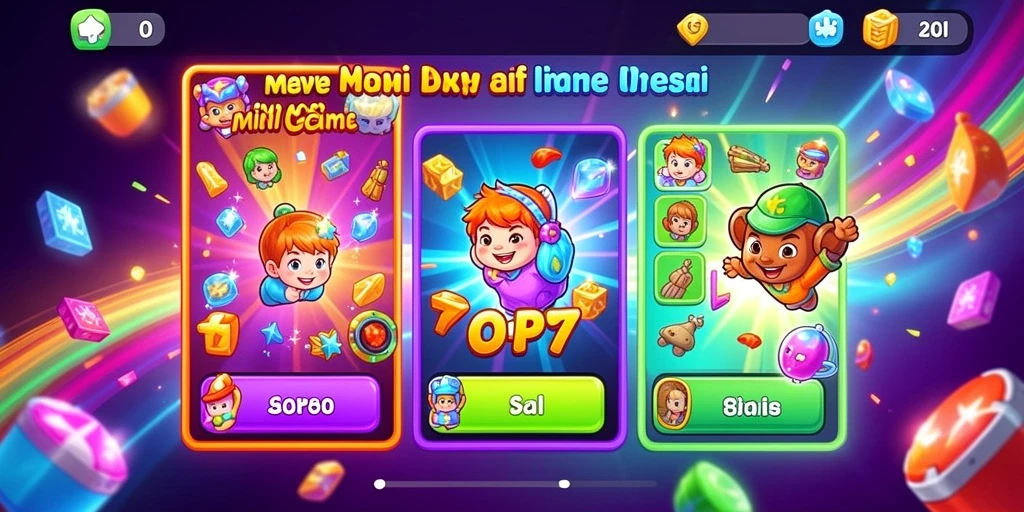 Tampilan awal permainan yang menarik.