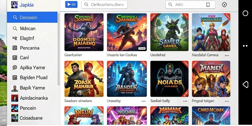 Antarmuka pengguna YOTOGEL yang menarik dan modern.